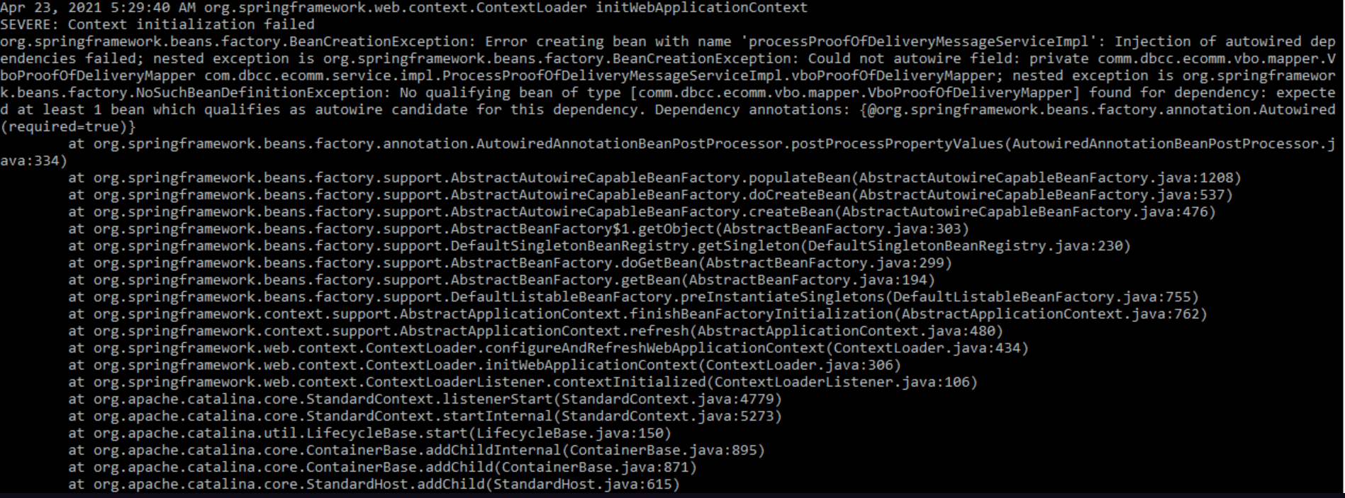 java MapStruct Injection of autowired dependency failed Stack Overflow