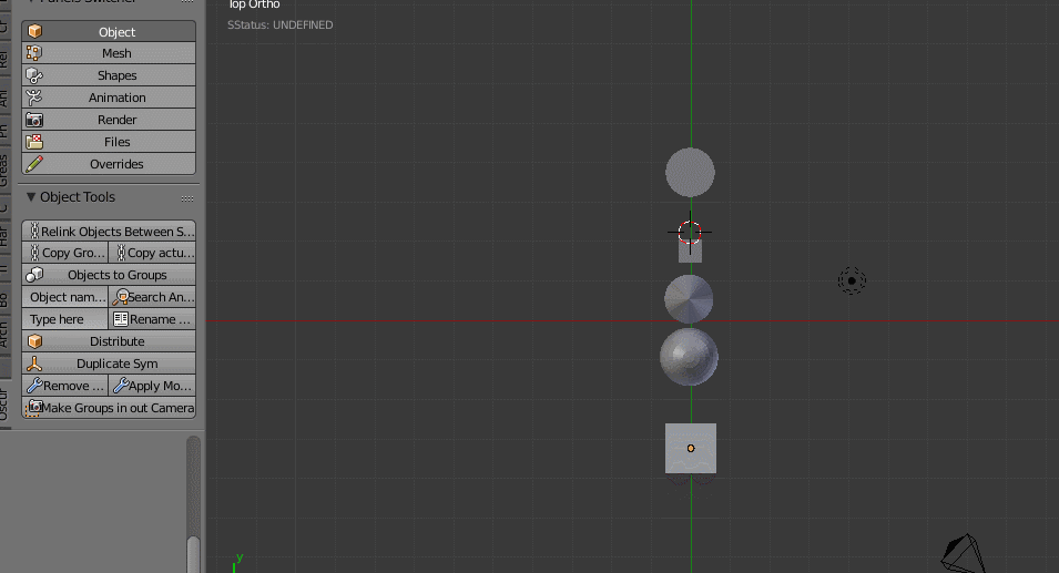 How to equally divide spacing between a set of objects? Blender Stack