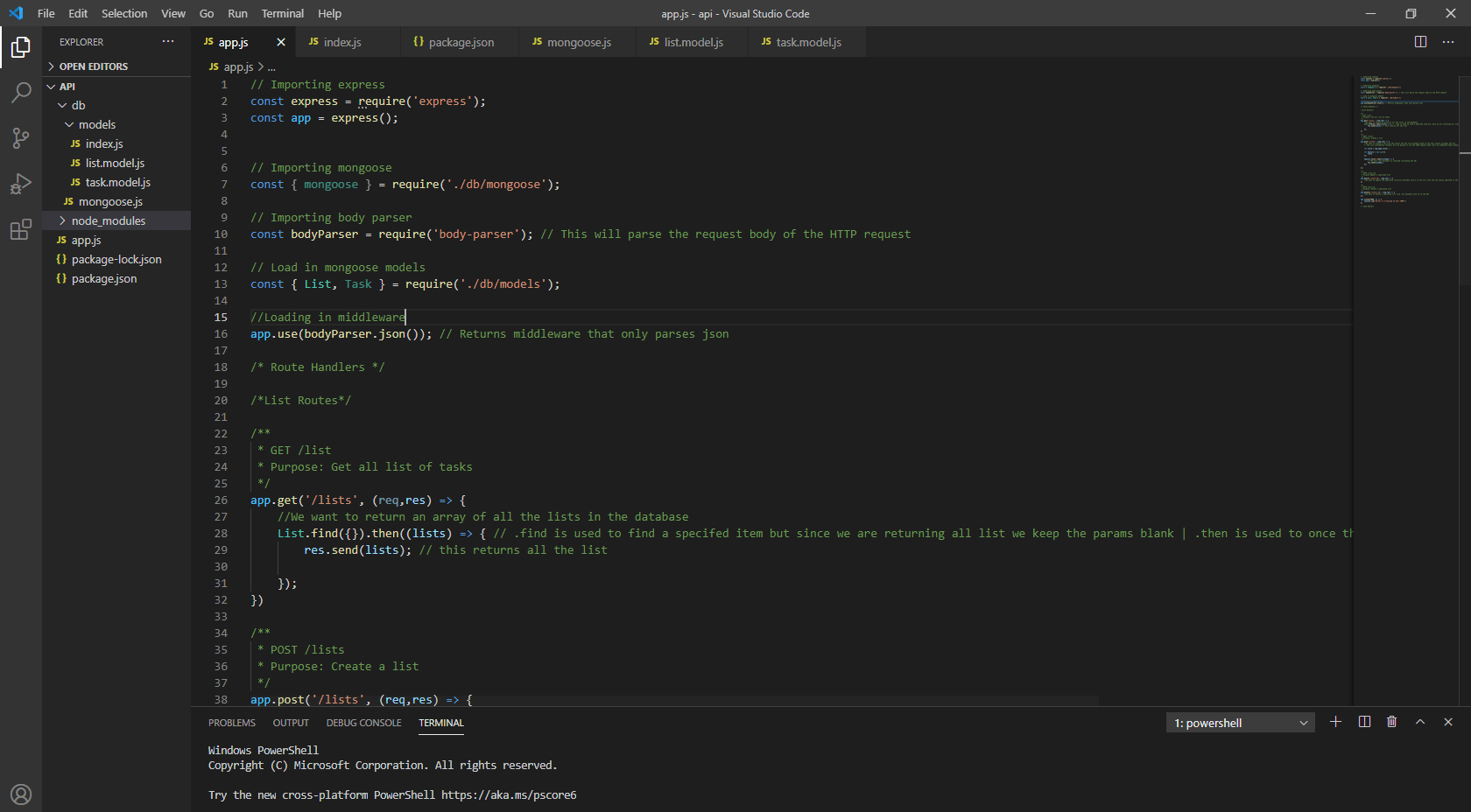 node.js Error Cannot find module 'C\Users\Elie\Projects\MEAN\task