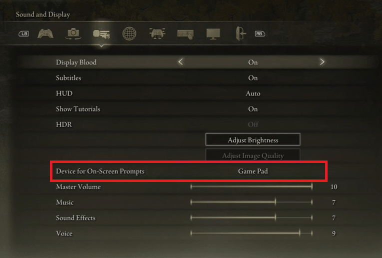 PC control hints for Elden Ring? Arqade
