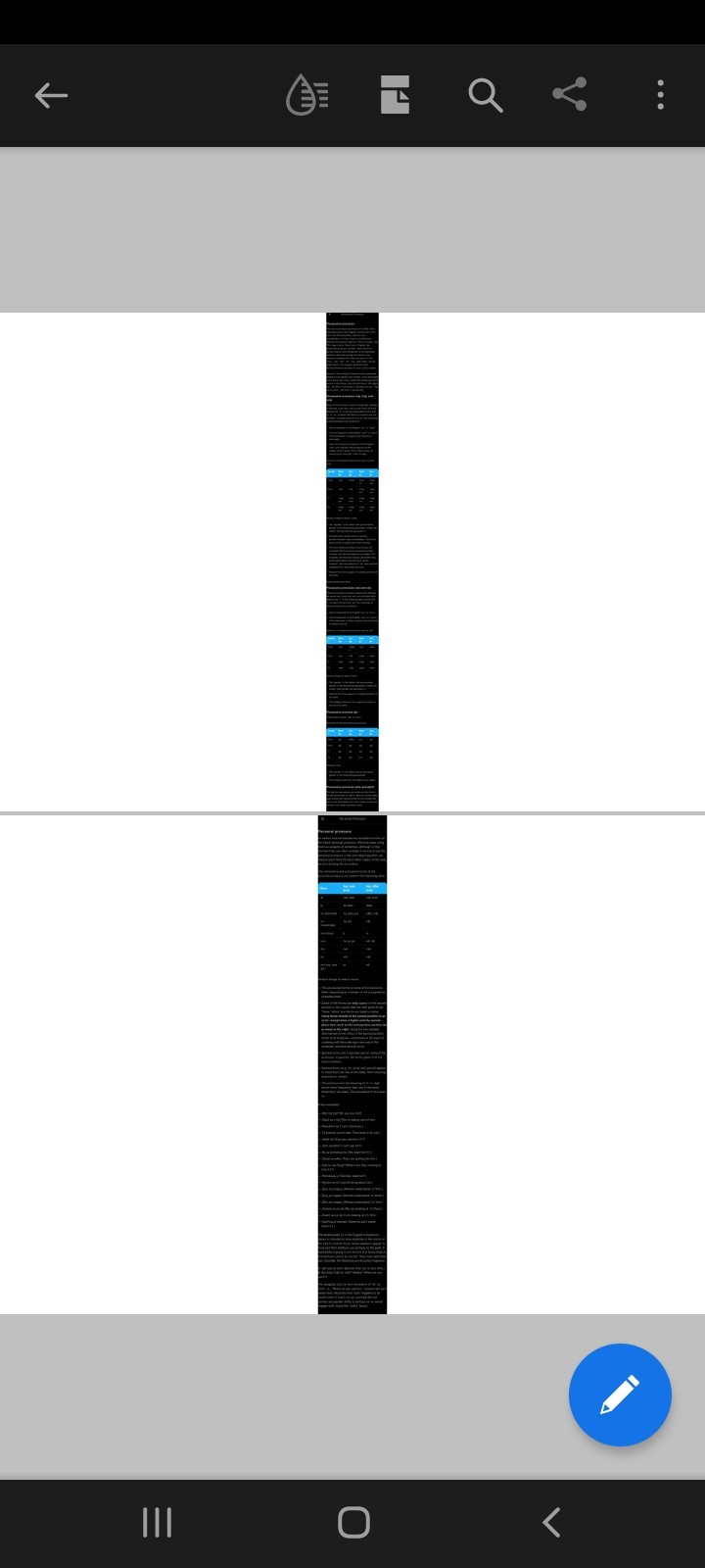 Converting longscrolling screenshot to PDF on Android without white