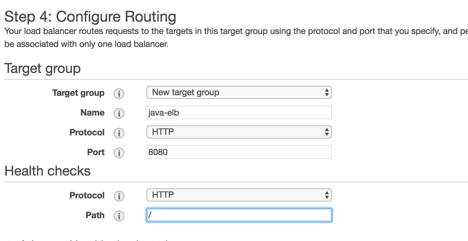 amazon web services How to forward port in AWS Application load
