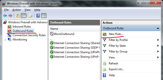 Blocking web sites with Windows Firewall Super User