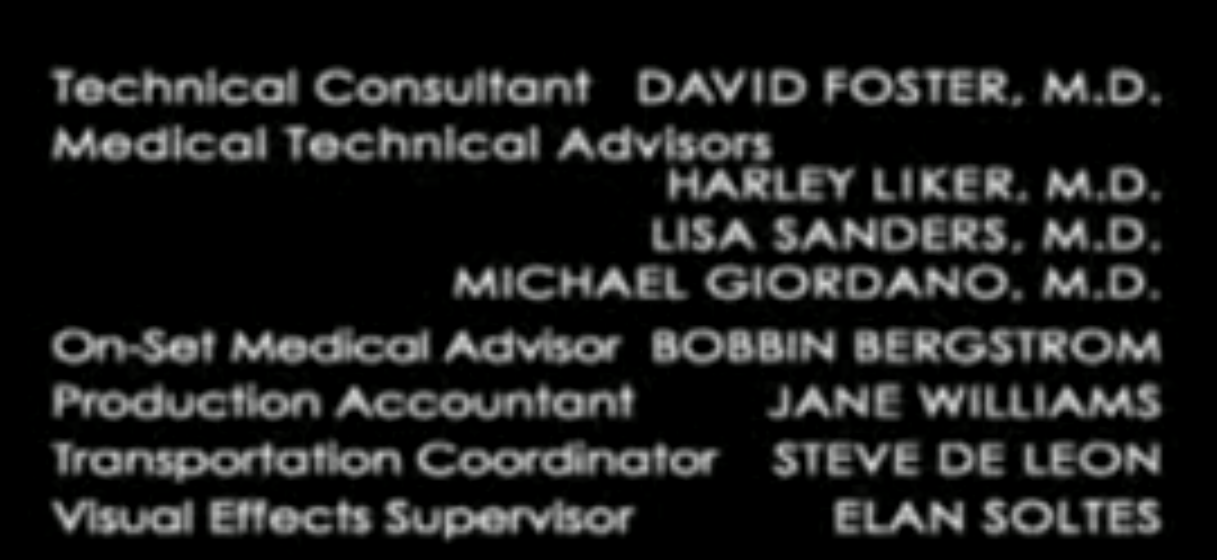 Who is the medical jargon shown in House MD attributable to? Movies