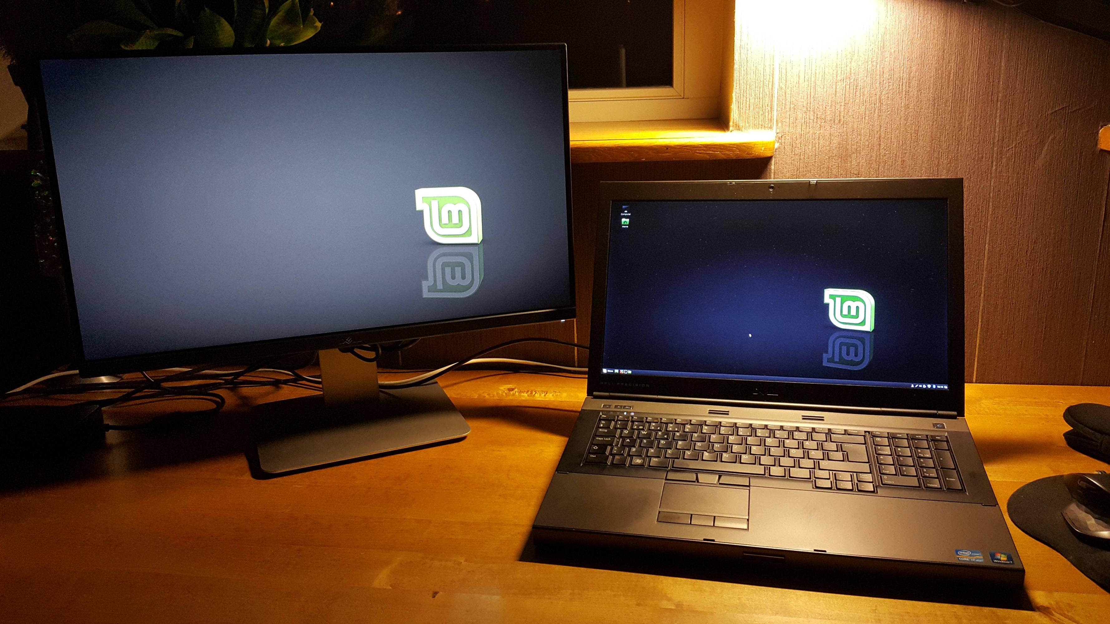 drivers Linux Mint multiple display setup with Nvidia Quadro K3000M