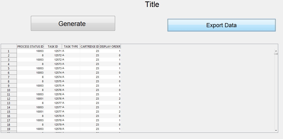 Export UITable data using different button functions via MATLAB GUI