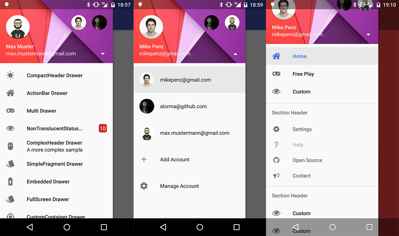 visual studio Xamarin Forms Google Navigation Drawer Stack Overflow