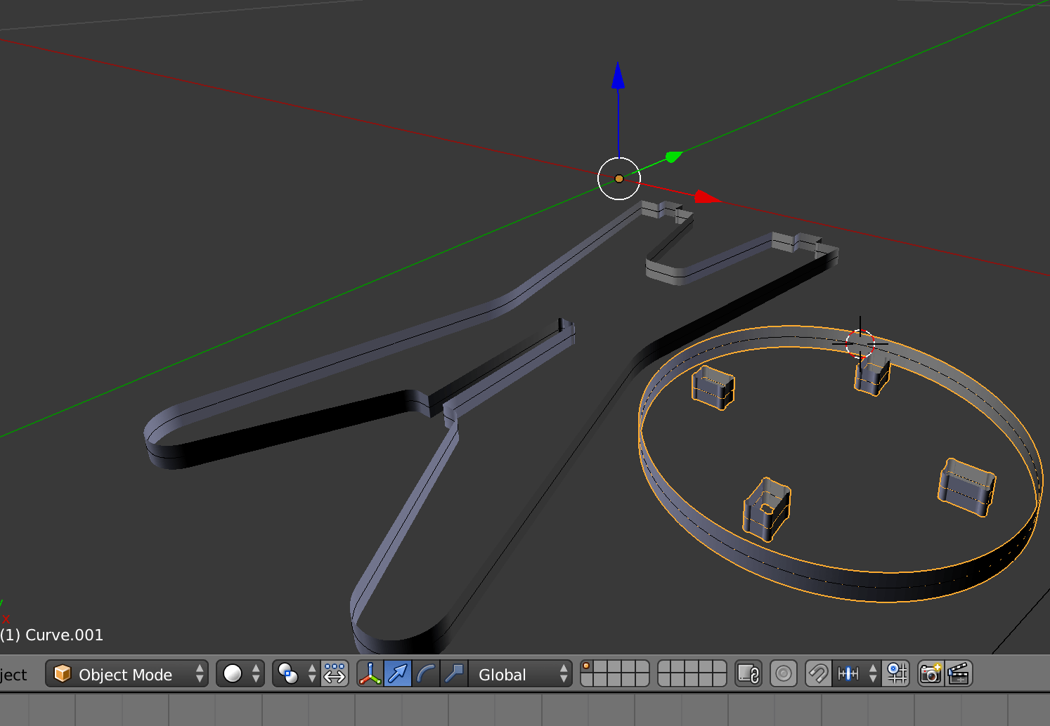 modeling SVG path extrude seems to leave open objects Blender Stack