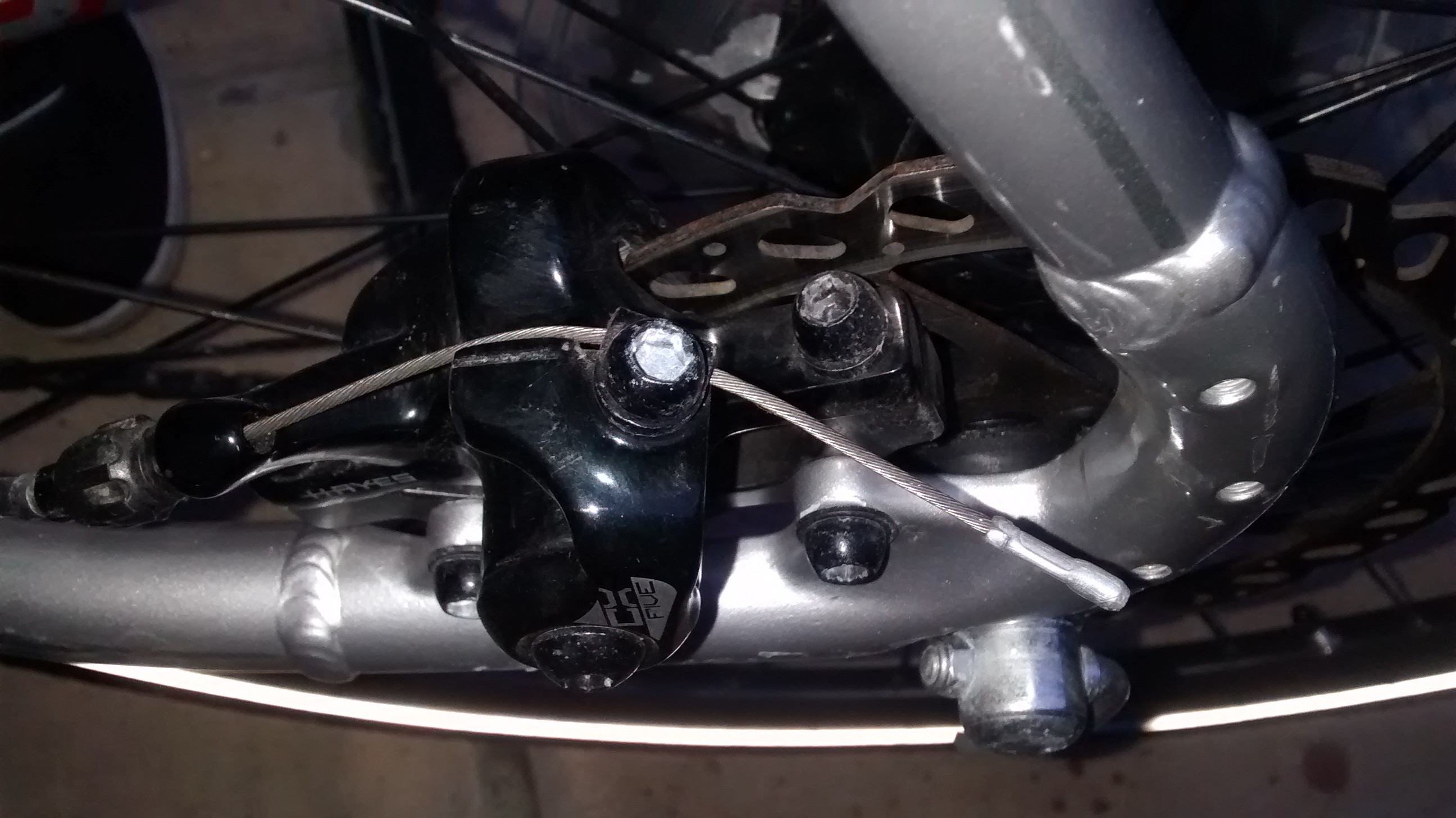 Loosen the handbrake in mecanical diskbrake Bicycles Stack Exchange