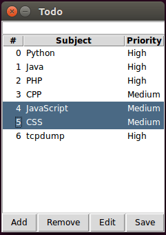 python Deleting selected items from the treeview, as well as from the list at the same time
