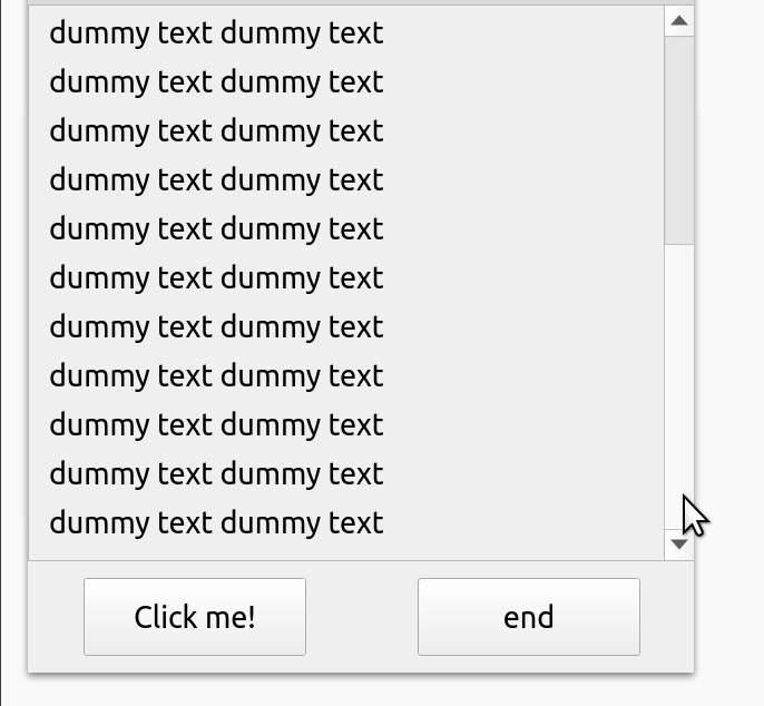 python How to move to end of Scrollbar after adding QWidget into the