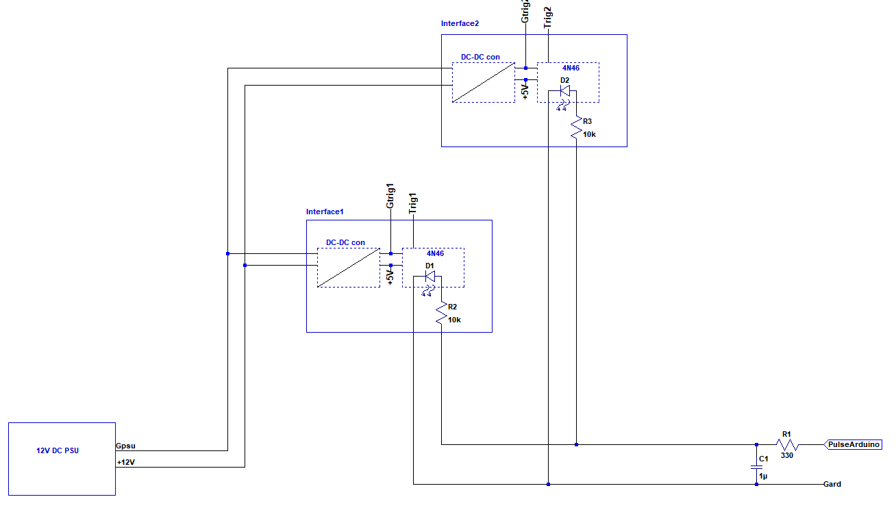 Mosfet gate driver circuit using optocoupler vilwestern