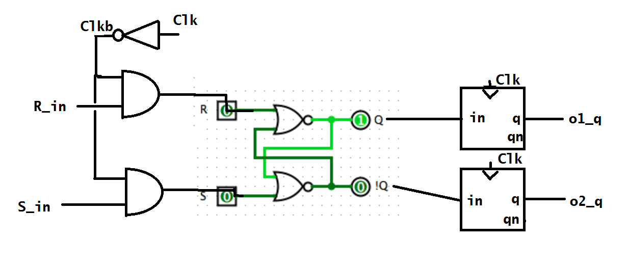 flipflop Logisim "Oscillation apparent" Electrical Engineering