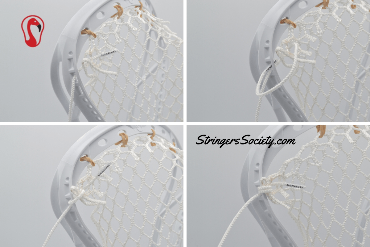 How To String A 9 DIamond Hidden Top String Lacrosse