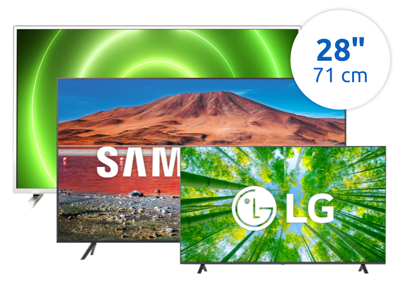 28 inch (71 cm) LED, 3D of Smart tv kopen? Televisies.nl