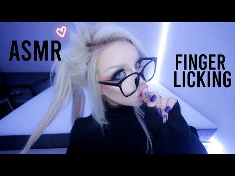 ASMR FINGER LICKING💜Uncensored Version on OnlyFans *ASMR Amy B*