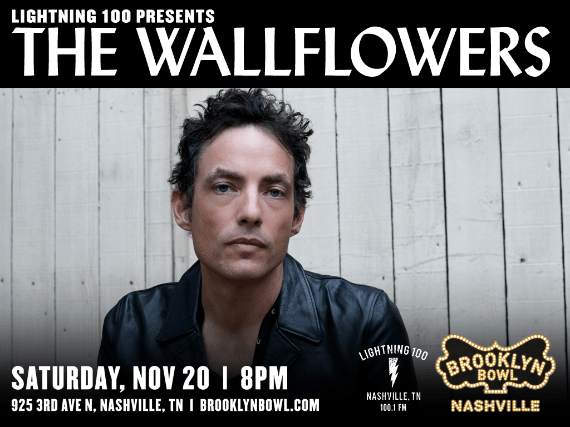 Nashville Events November 2023 Cancelled - The Wallflowers | Brooklyn Bowl