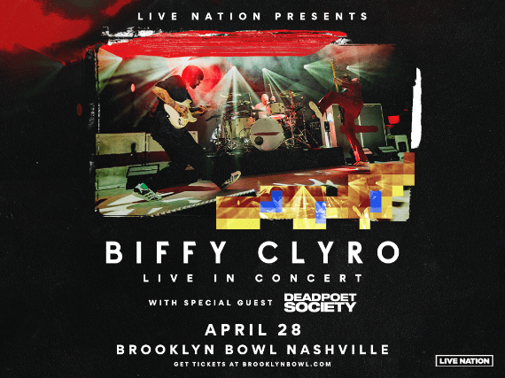 Nashville April 2023 Events Biffy Clyro | Brooklyn Bowl