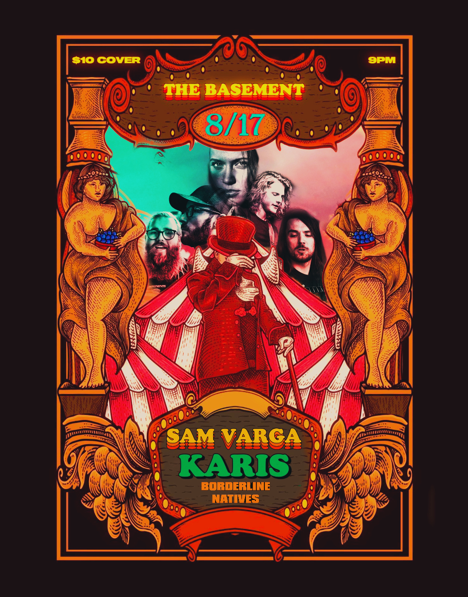 Nashville Events August 26 2023 CANCELLED Sam Varga, KARIS, Borderline Natives