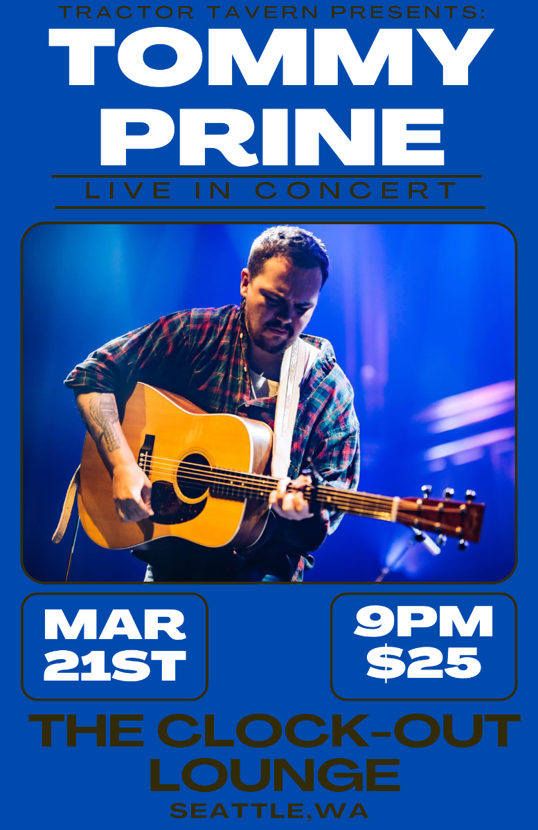 Tractor Presents Tommy Prine w/ Tony Fulgham, Richard Simeonoff