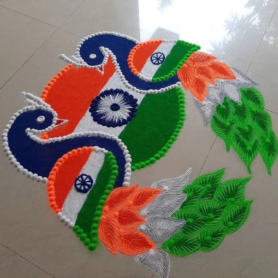 Independence Day Rangoli Designs 2022 Latest, Easy, Beautiful and