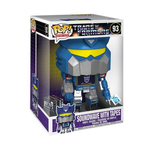Funko Transformers Soundwave with Tapes 10" POP! Gamestop Exclusive