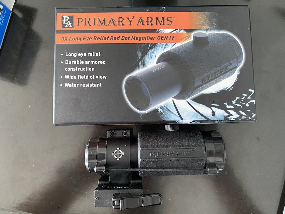 Primary Arms Long Eye Relief 3x Magnifier / UTG Pro BUIS