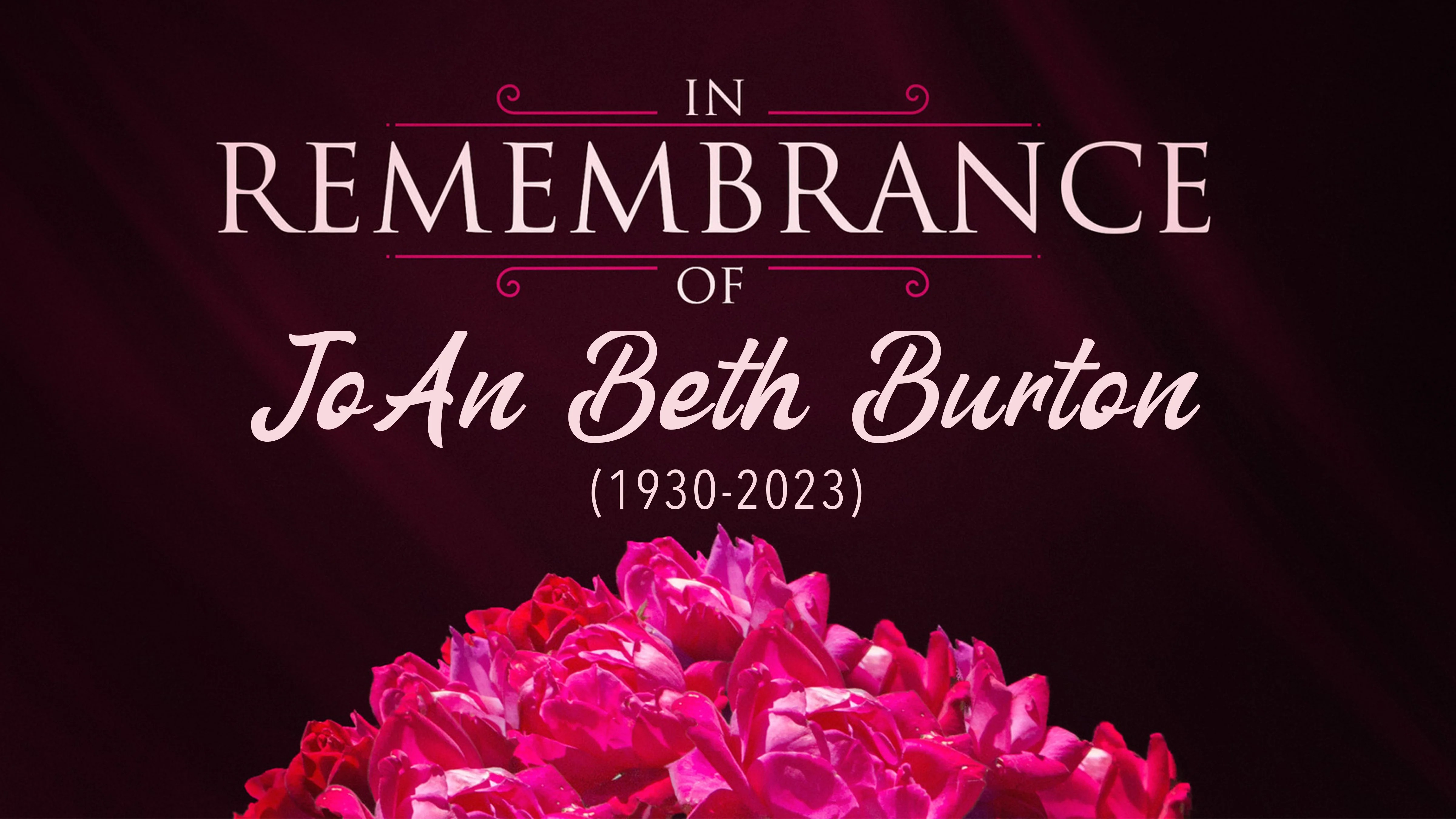 JoAn Burton Funeral