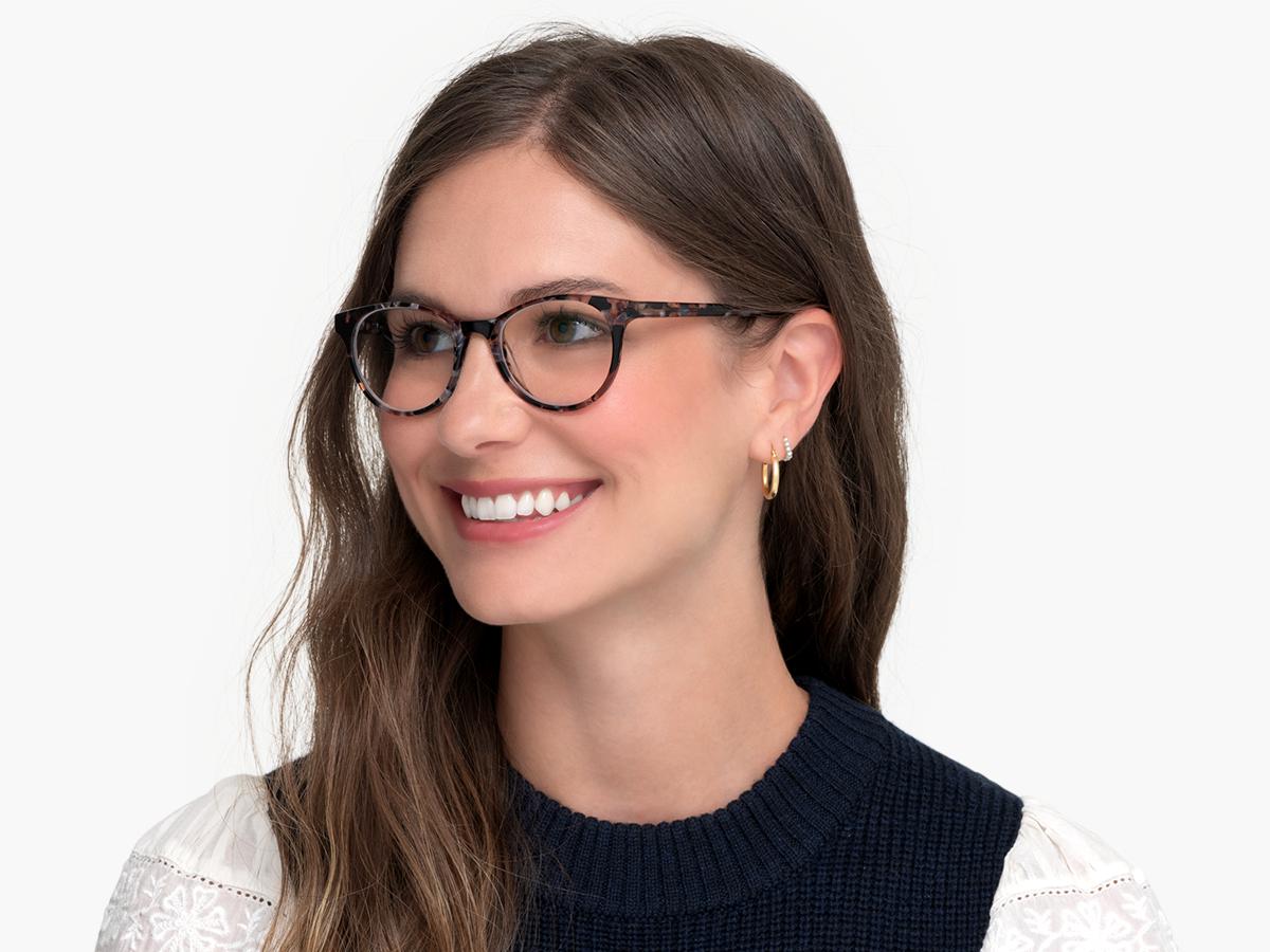 Virginia Eyeglasses in Lavender Pearl Tortoise Warby Parker