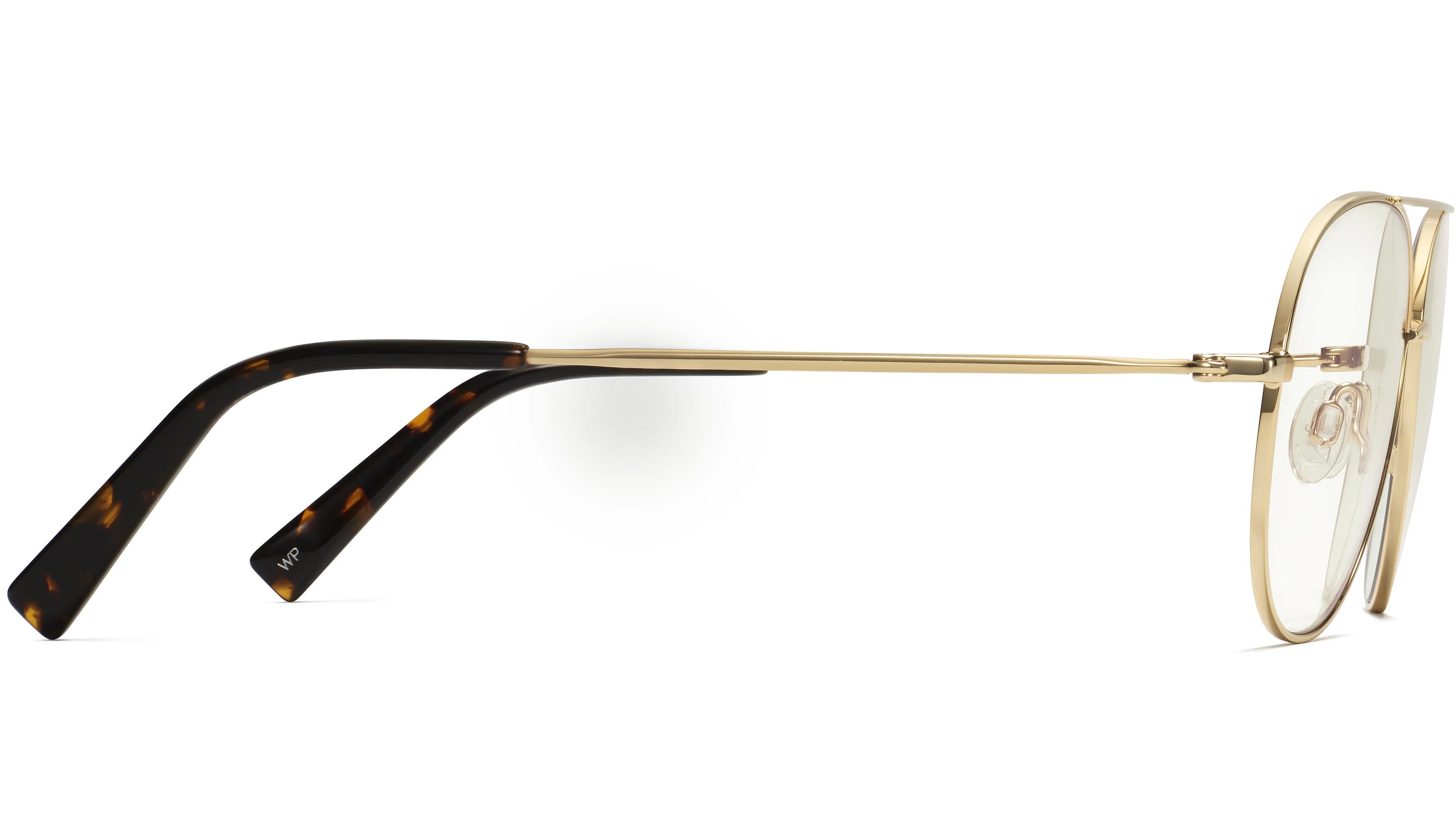 York Eyeglasses in Polished Gold