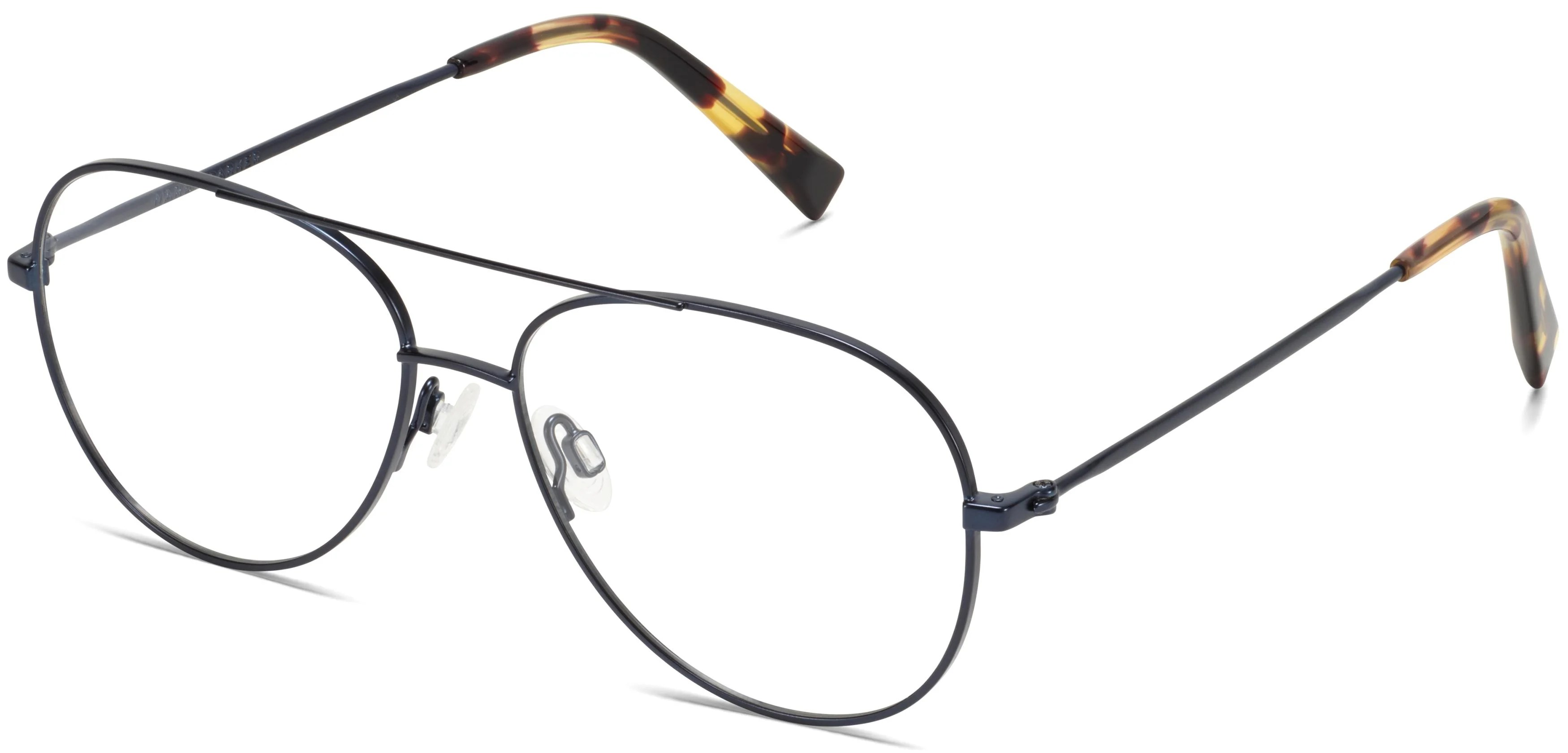 York Eyeglasses in Brushed Navy