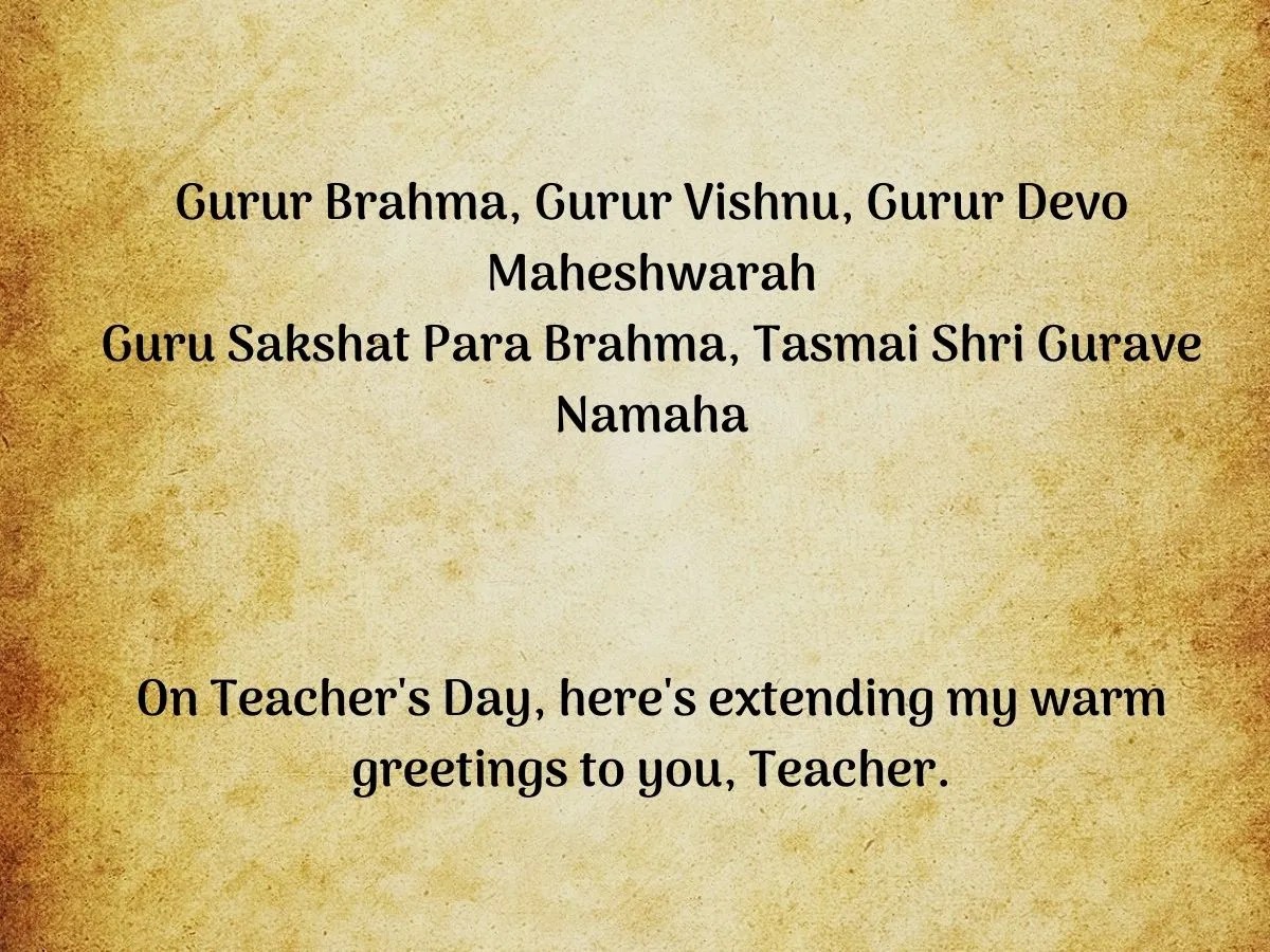Happy Teacher's Day 2020 images, wishes and quotes Seek your Teacher's