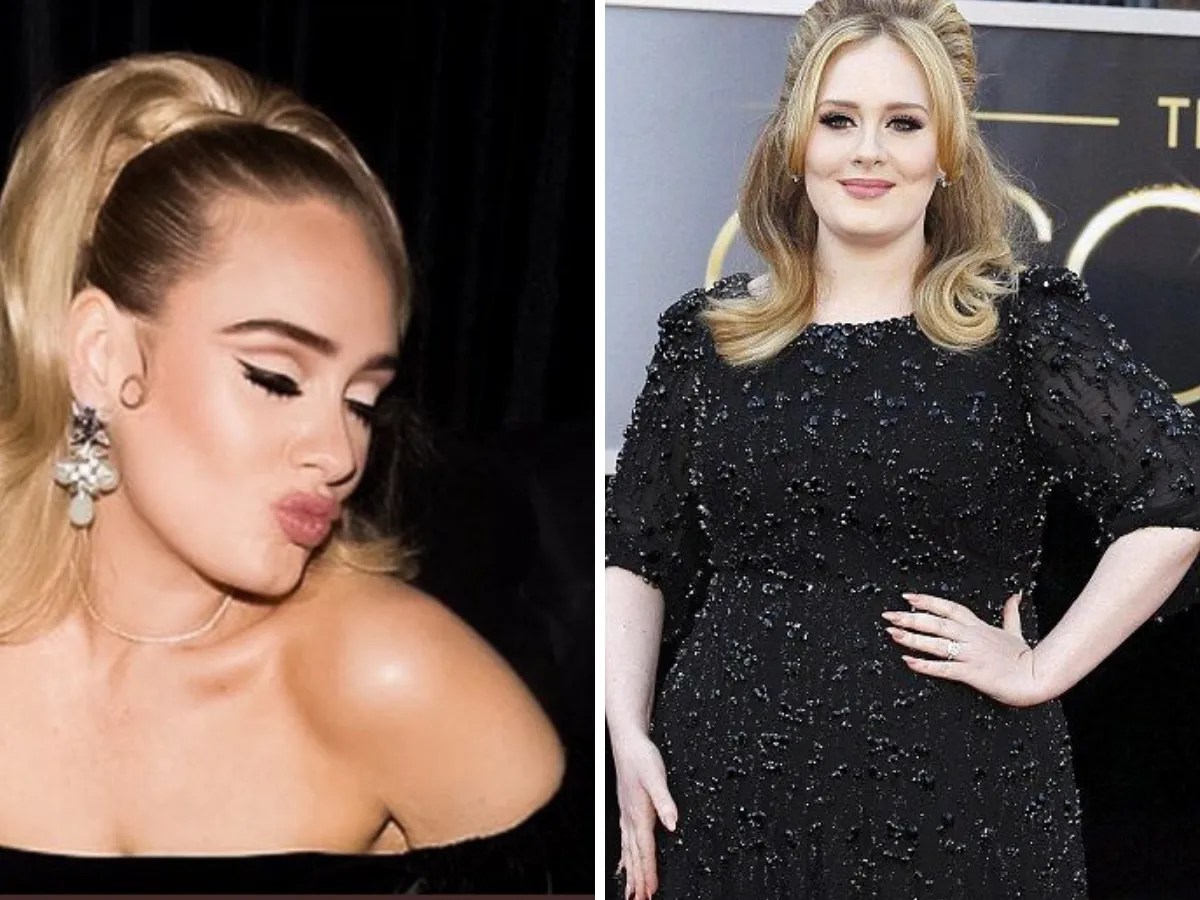 Adele weight loss [PHOTO] Adele appears at Beyonce's Oscar party