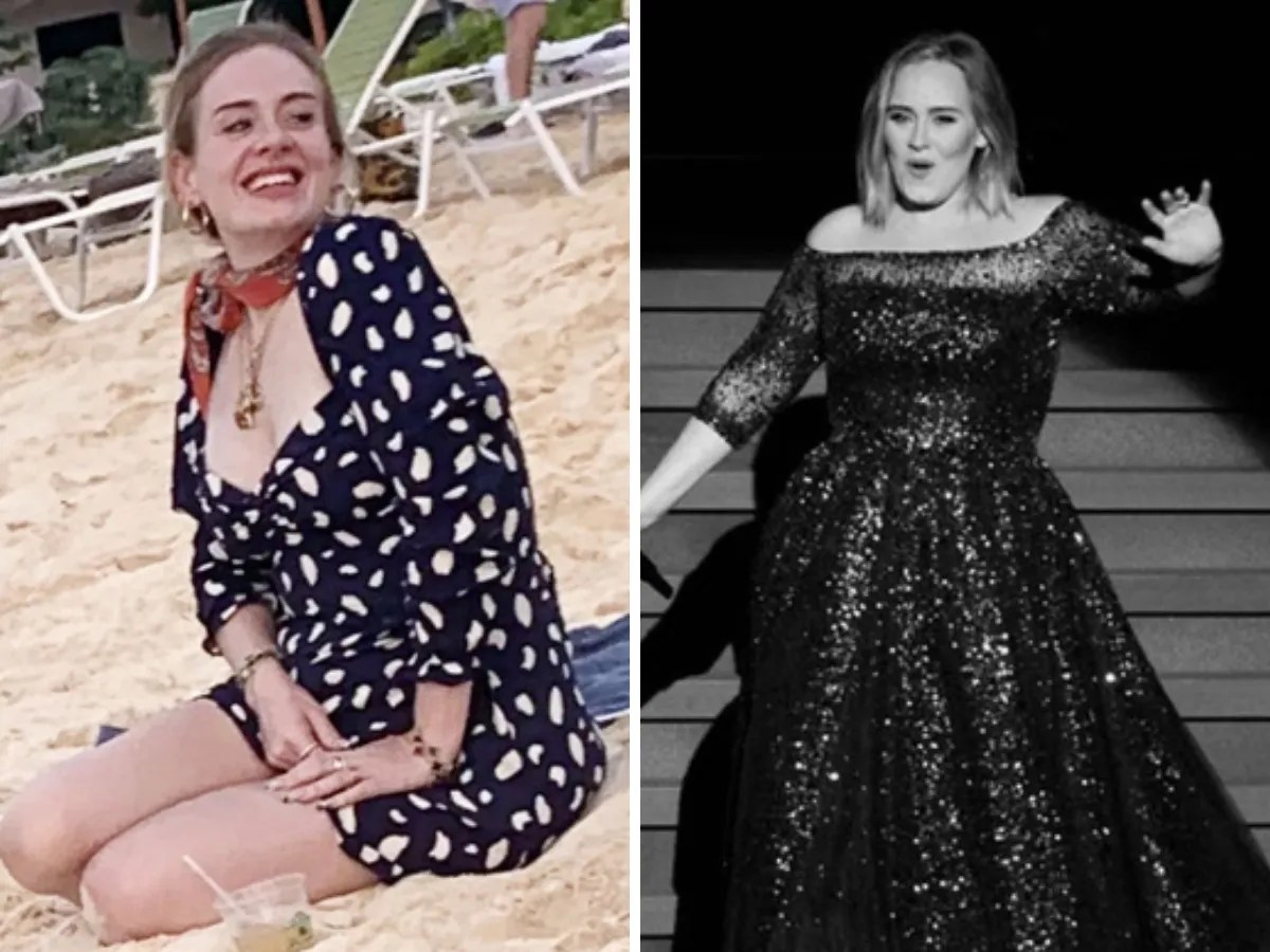 Adele weight loss [PHOTO] Adele appears at Beyonce's Oscar party