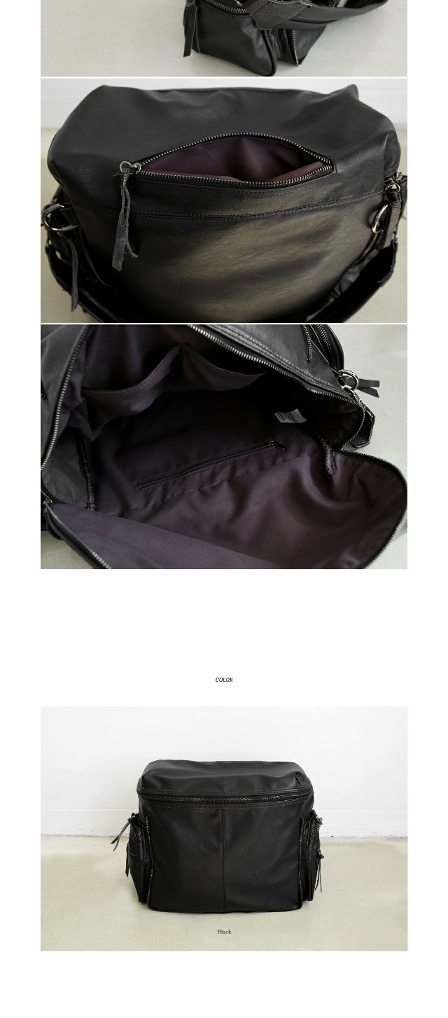common unique [BAG] ZIPPER SHOULDER BIG BAG Codibook.