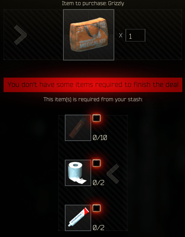 逃离塔科夫—全物品兑换列表(Therapist)0.12.2 哔哩哔哩