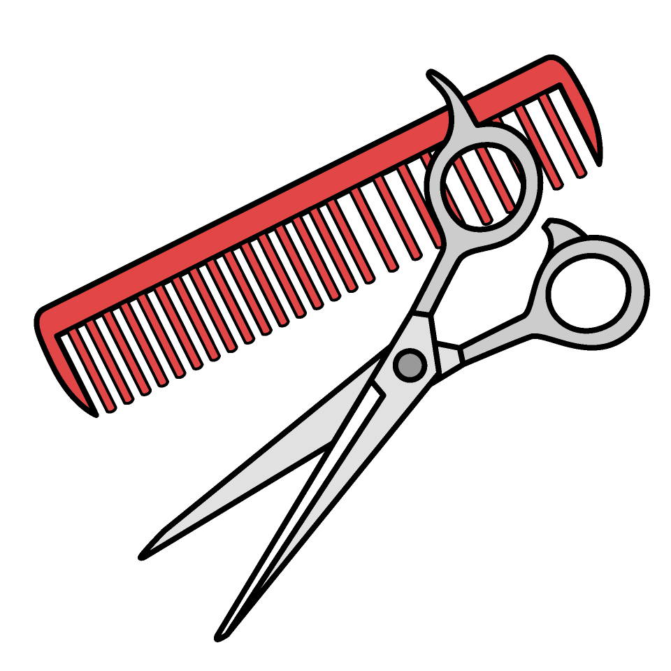 楽天市場】ヘアセルフカットセット 散髪 11点セット はさみセット 散髪道具 床屋セット ヘア鋏 シザース すきバサミ 美容 家庭用 初心者・美容師向け ケース付 ヘアーカッター : Mrt Shop 美容师剪刀和梳子」插图素材- Ui-123_100万矢量插图素材_免费下载