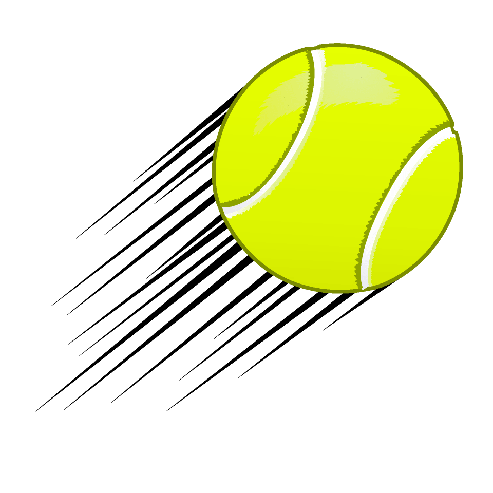 "Flying tennis ball" illustration material Lots Of Free Illustration