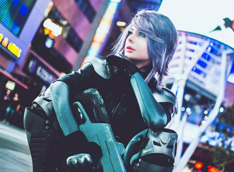 Ghost in the Shell Major Motoko Kusanagi cosplay by Jenna Lynn Meowri