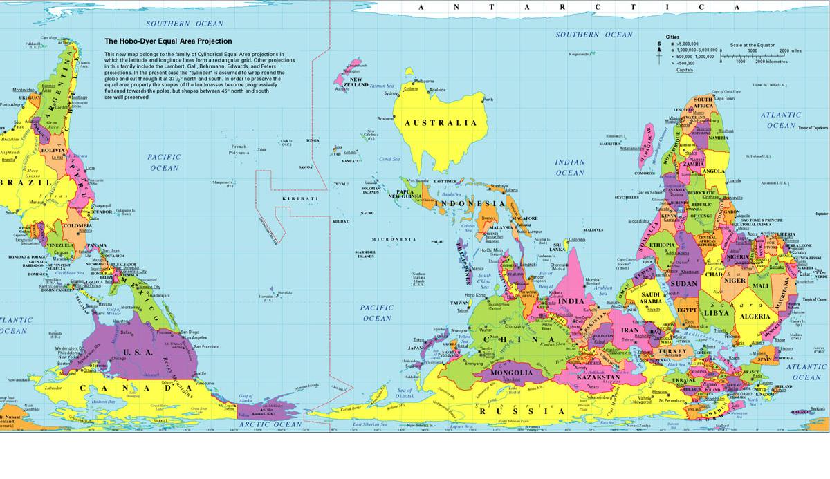 Maps have ‘north’ at the top, but it could’v…