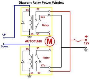 Power Window Relay Wiring Diagram