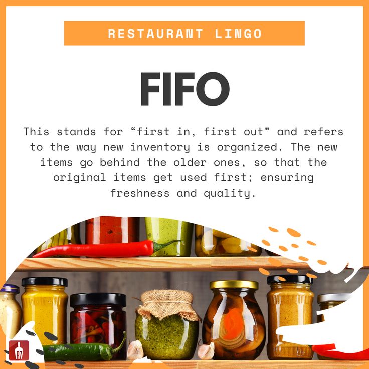 The FIFO Food Storage Method