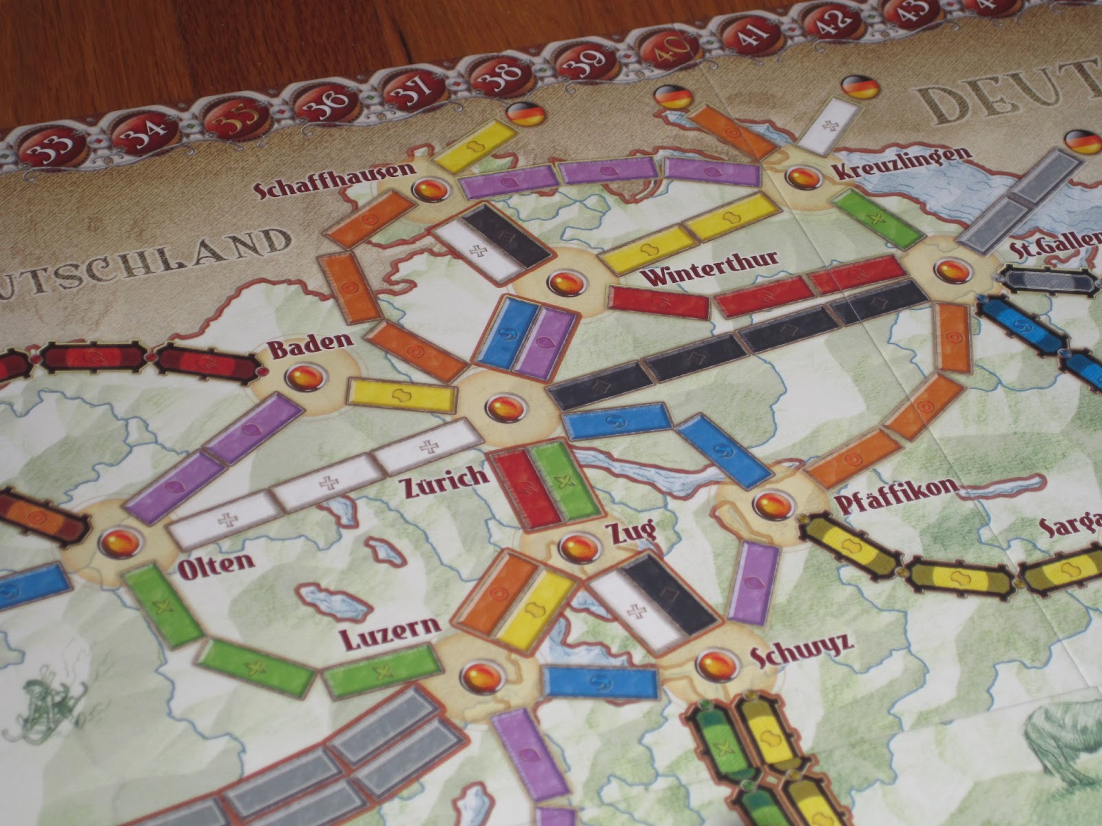 Rules about claiming a tunnel in Ticket to Ride Switzerland