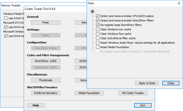 Supported codecs UWP applications Microsoft Learn