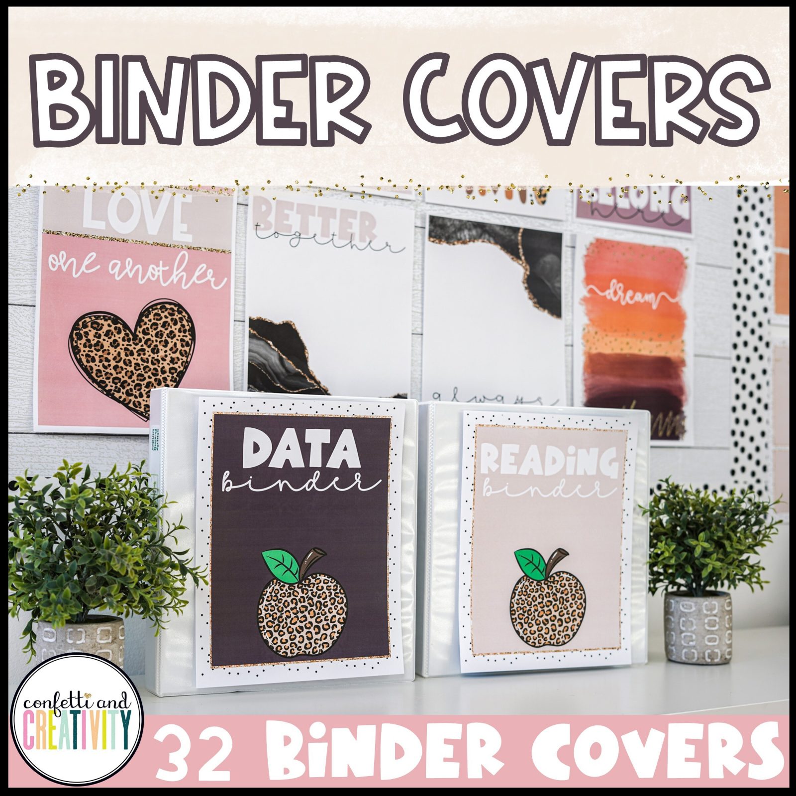 Confetti Binder Cover at Melinda Thompson blog