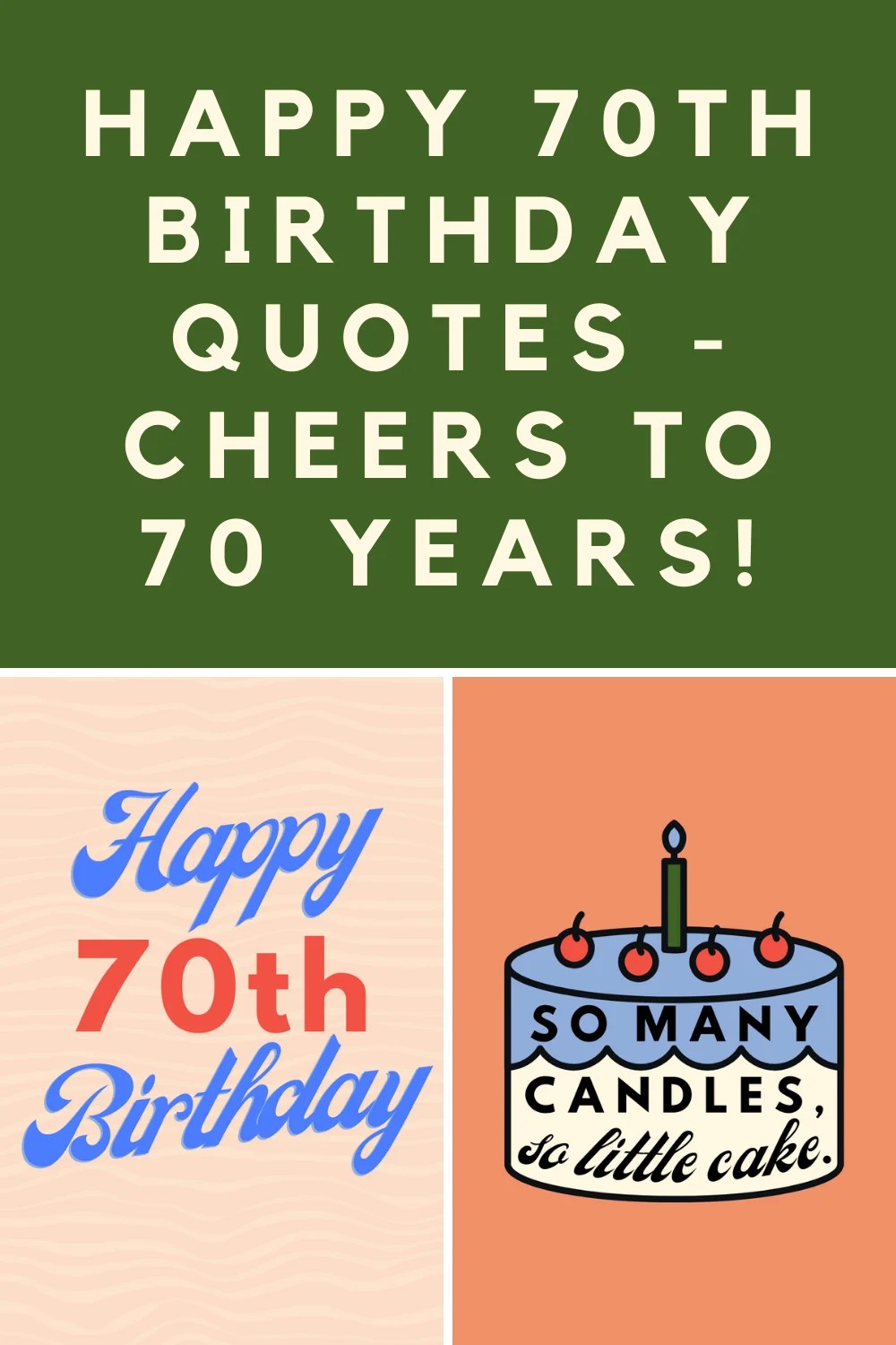 45+ Best Funny 70th Birthday Wishes, Messages, & Quotes