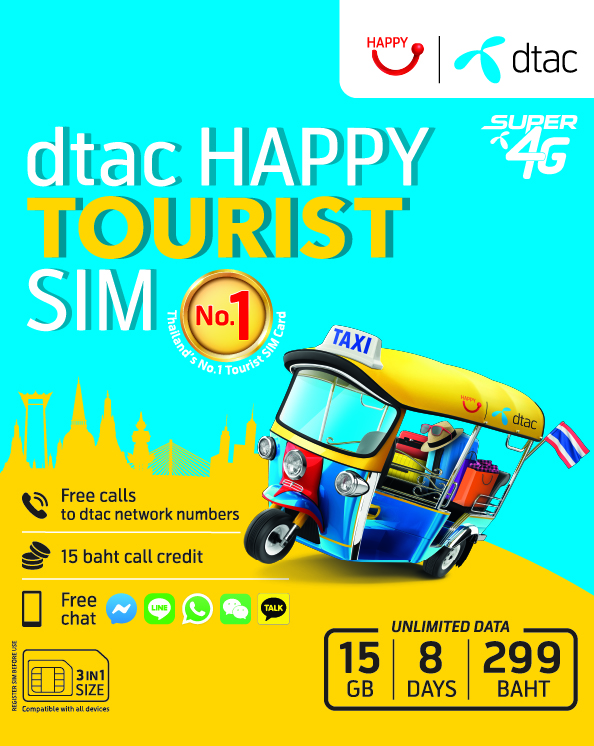 There is a number of smaller providers or mvnos that lease government bandwidth mostly on the cat network (such as finn, penguin or my). DTAC Tourist ESIM - For 8 Days In Thailand | ESIM2Fly Shop
