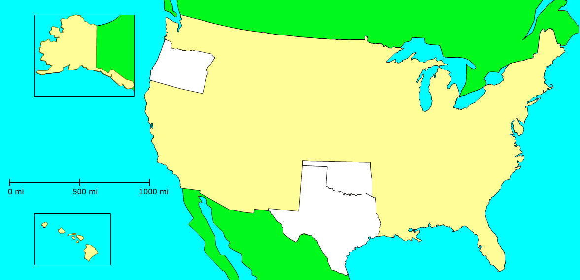 US States Quiz: learn the 50 states World Geography Games