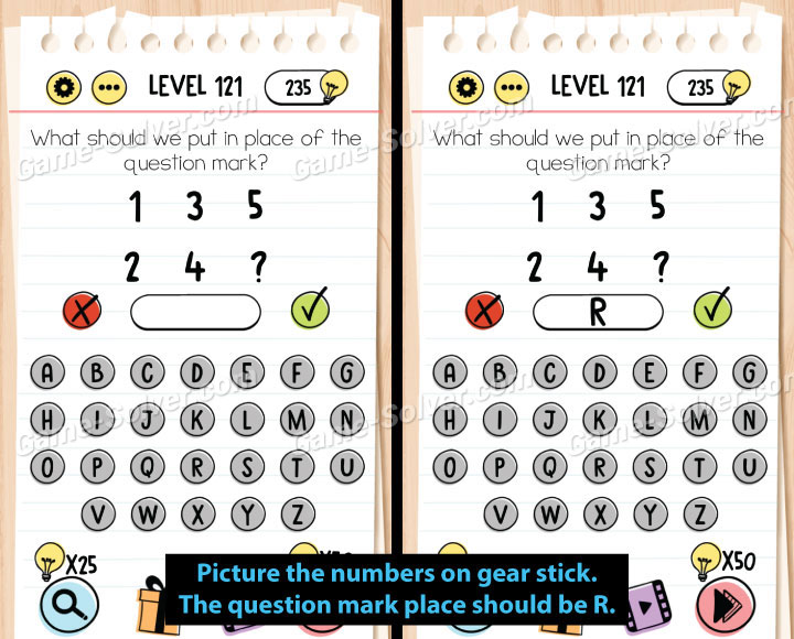 Brain Test Level 121 Answers • Game Solver(04)