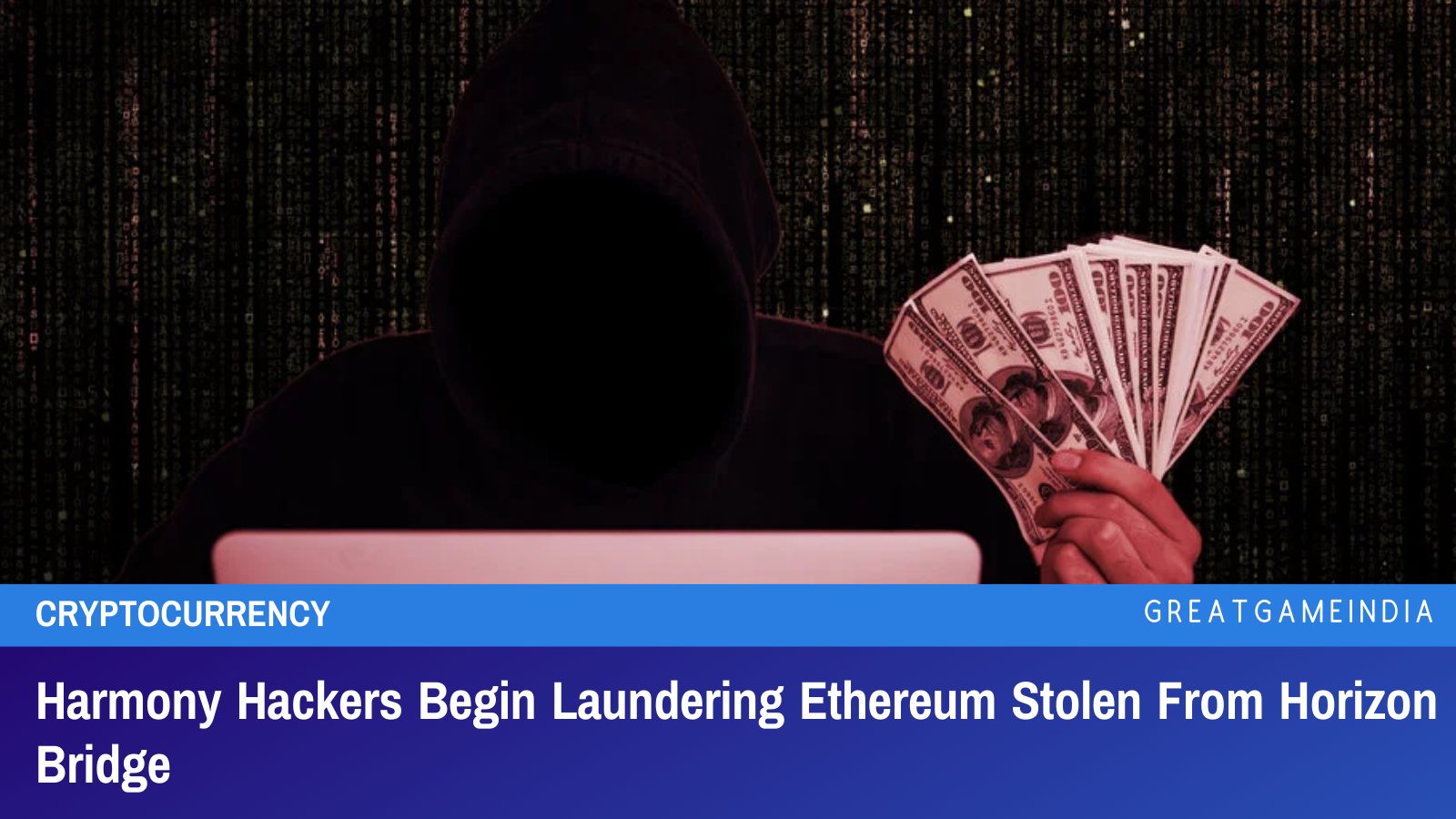 Harmony Hackers Begin Laundering Ethereum Stolen From Horizon Bridge(03)
